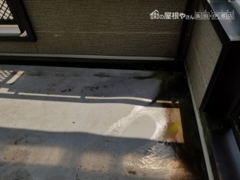 超速硬化ウレタン防水工事施工前
