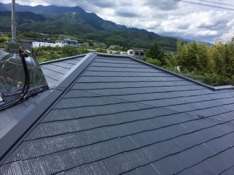 塗装後の屋根