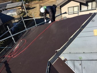板金工事開始です