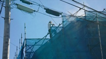 松本市三井屋根洗浄5
