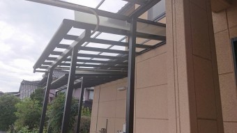 長野県下伊那郡高森町サンワホーム足場1