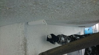塩尻市外壁塗装屋根カバー下塗り4