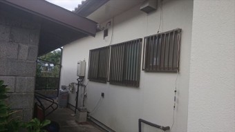 長野県駒ヶ根市モルタル外壁塗装現調4