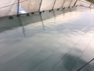 上塗りをしたあと