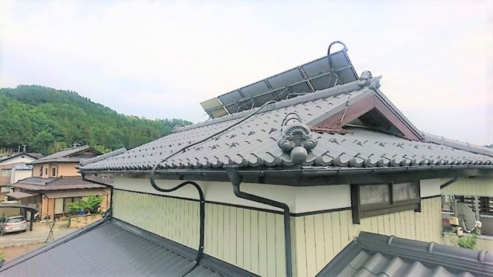 スレート瓦塗装工事完成です