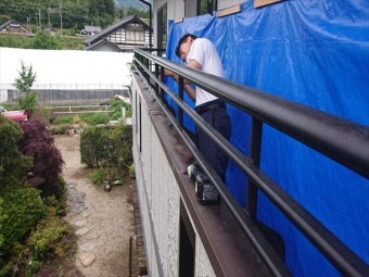 長野県飯島ベランダ解体5