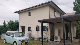 長野県宮田村パナ屋根壁現調8