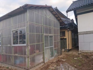 長野県飯島町農業用ポリカ外壁交換7