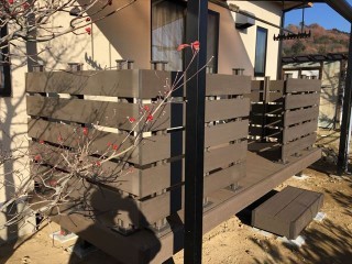 ウッドデッキ完成です