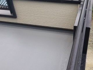 超速硬化ウレタン防水工事施工後