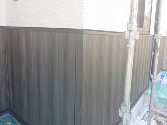 長野県駒ヶ根市外壁屋根塗装上塗り4