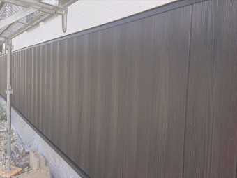 長野県駒ヶ根市外壁屋根塗装中塗り4