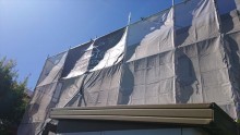 長野県宮田村パナ屋根壁足場10