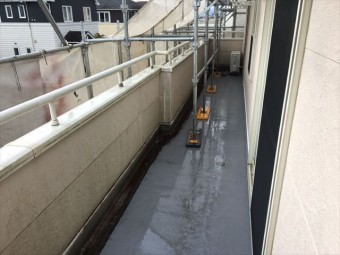 べらンだの洗浄前