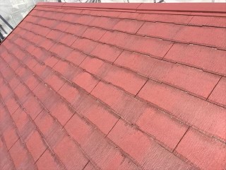 洗浄後の屋根
