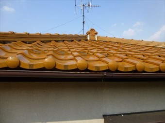 葺き替え施工前です