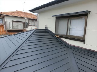 瓦葺き替え施工後です