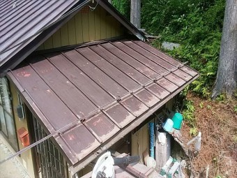 樹液撤去ケレン作業5