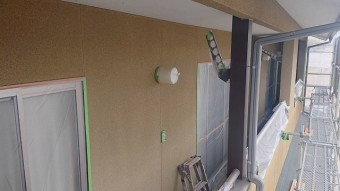 下條村陽皐 外壁塗装養生2