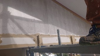 下條村陽皐 外壁塗装 中塗り6