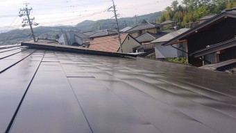 飯田市長野原トタン屋根上塗り6