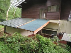 屋根新設しています