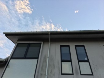 外壁塗装現場点検です