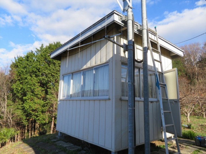 飯田市下久堅で Nhkプレハブ小屋の外壁屋根の塗装工事をしました 街の屋根やさん飯田 伊那店