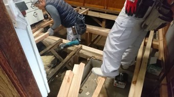 駒ヶ根市キッチン修繕3