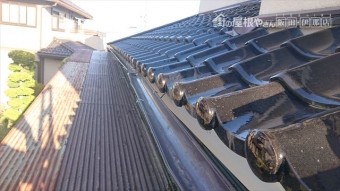 長野県駒ヶ根市雨樋交換・外壁塗装現状9