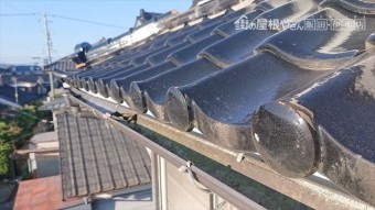 長野県駒ヶ根市雨樋交換・外壁塗装現状8