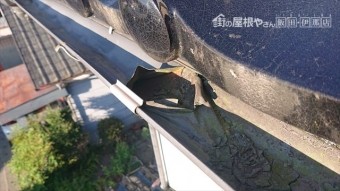 長野県駒ヶ根市雨樋交換・外壁塗装現状5
