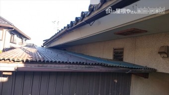 長野県駒ヶ根市雨樋交換・外壁塗装現状4
