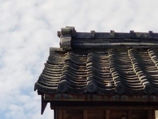 鬼瓦補修後です