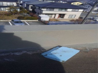 ヒビ補修後