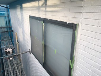 松本市外壁塗装ALC下塗り3