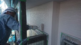駒ヶ根ALC上塗り1