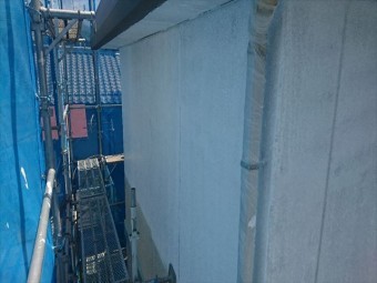 喬木村外壁下塗り3