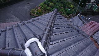 飯田市黒田 棟瓦組み直し完成