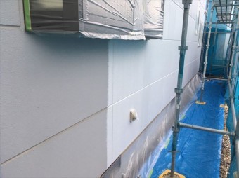 松本市外壁塗装ALC下塗り1