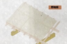 野地板のイラスト