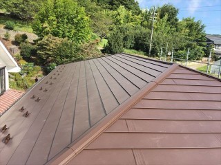 カバールーフ工事完成しました。