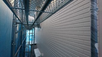 松本市ALC外壁中塗り5