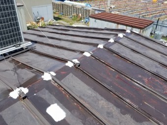 ソントラテープ テープ用塗料施工しています②