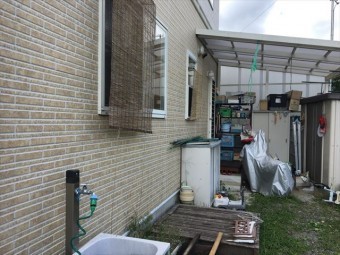 施工前の家