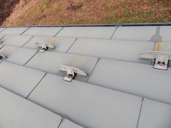 外壁屋根の塗装工事の施工前です②
