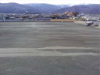 ヒビ補修後の写真です。