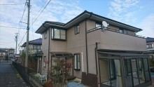 駒ヶ根市赤穂外壁ベランダ現状2