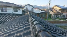 飯田市黒田 火災保険棟瓦組み直し完成3
