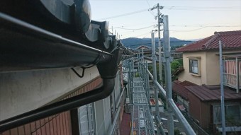 2飯田市鼎 雨樋交換東面2